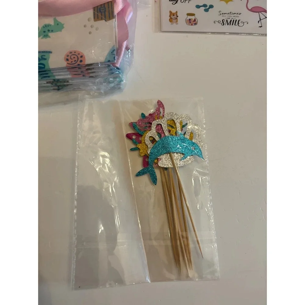 Little girl party supplies Happy Birthday cake topper Barbie